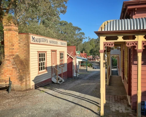 main-street-2 - Southern Rail Trail - Victoria the great southernrail trail marathon blog historic village sightseeeing